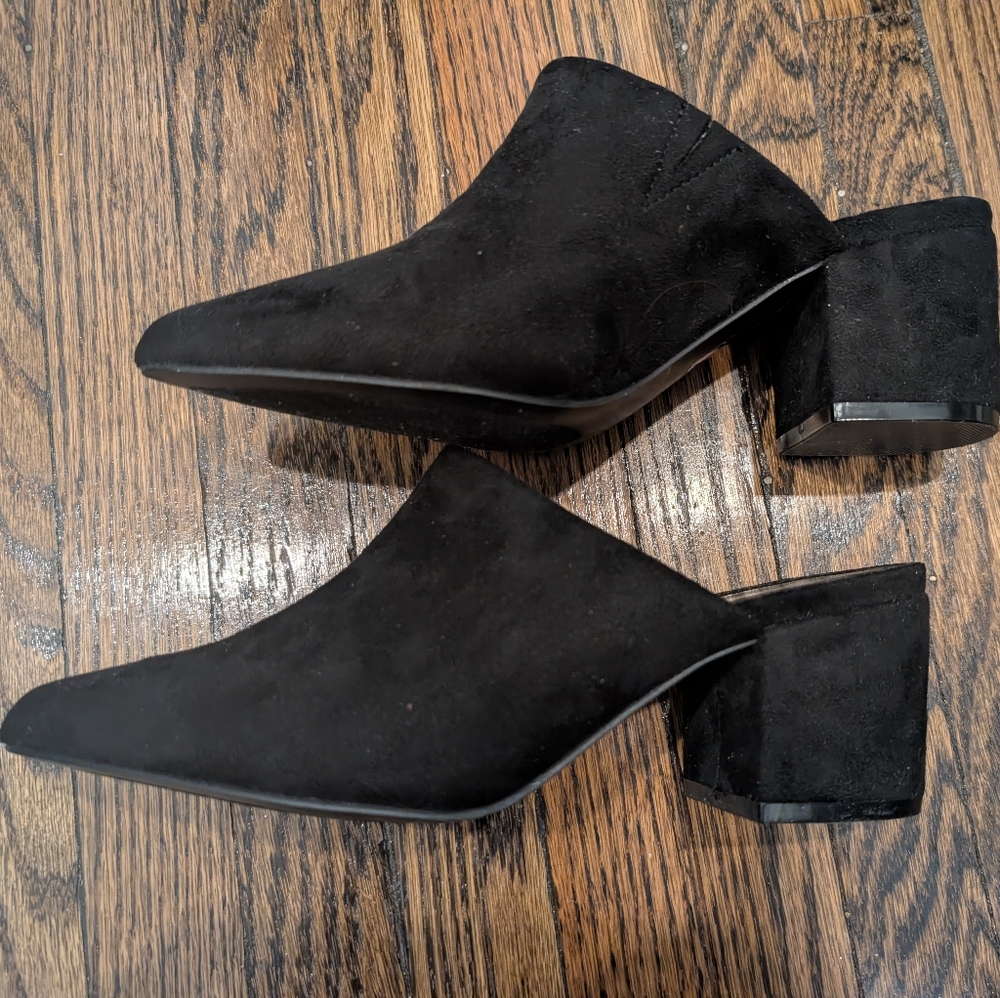Black Mules with Heels